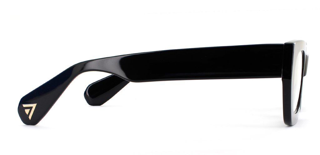 shaw black glasses