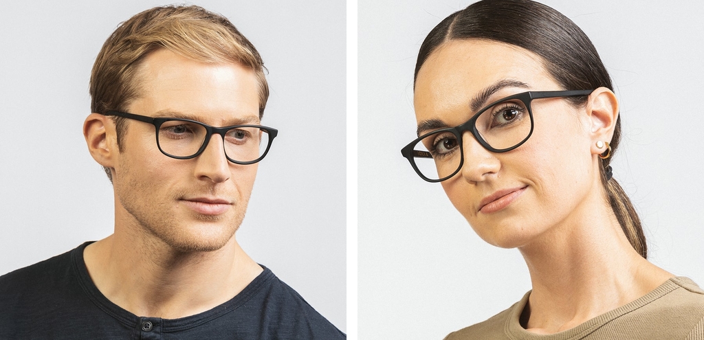 Doyle rectangular frame matte black