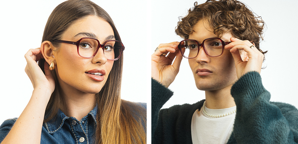 Parker II_Maroon Fade_Glasses