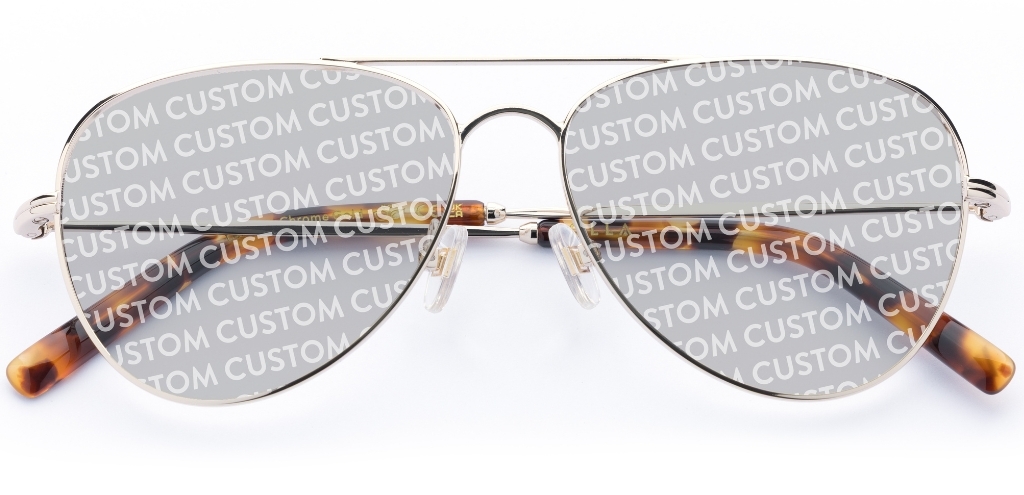 Lennox in Chrome Gold – Statement Aviator Sunglasses | IOLLA