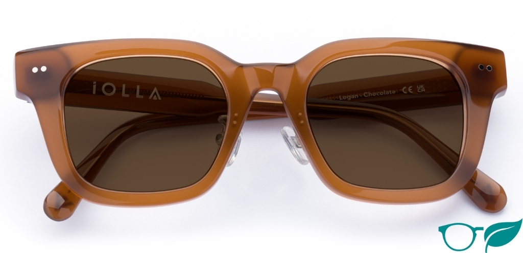 Logan in Chocolate – Stylish & Functional Sunglasses | IOLLA