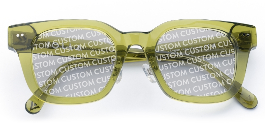 Logan in Sage Green – Contemporary Acetate Sunglasses | IOLLA