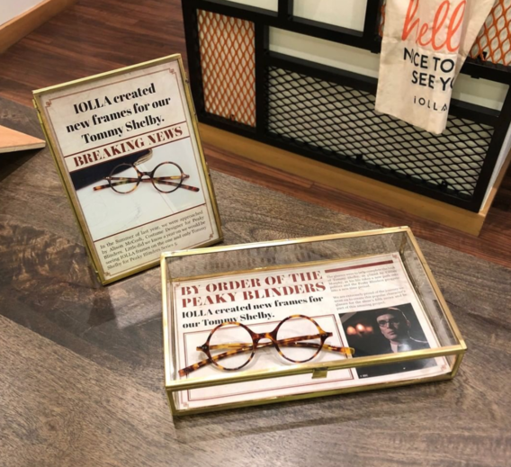 peaky blinders IOLLA glasses display