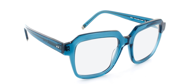 Elliot Azure Blue Crystal Side Image