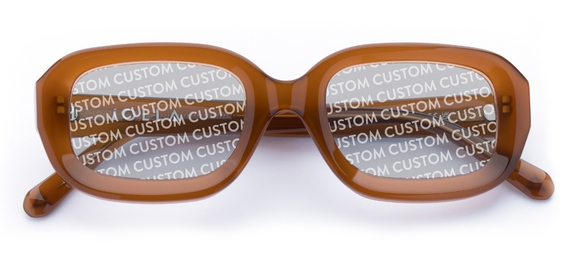 Kerr in Chocolate – Modern Rectangle Sunglasses | IOLLA