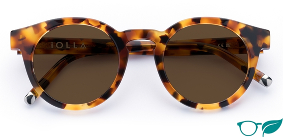 Somerville in Caramel Tortoise – Classic Chunky Sunglasses | IOLLA