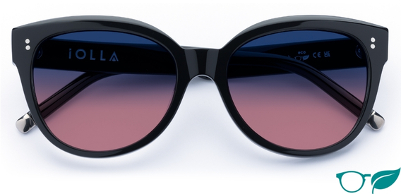Swinton in Black – Oversized Cat-Eye Sunglasses | IOLLA