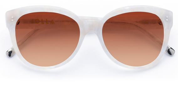 Swinton in Speckled Ivory – Bold Statement Cat-Eye | IOLLA