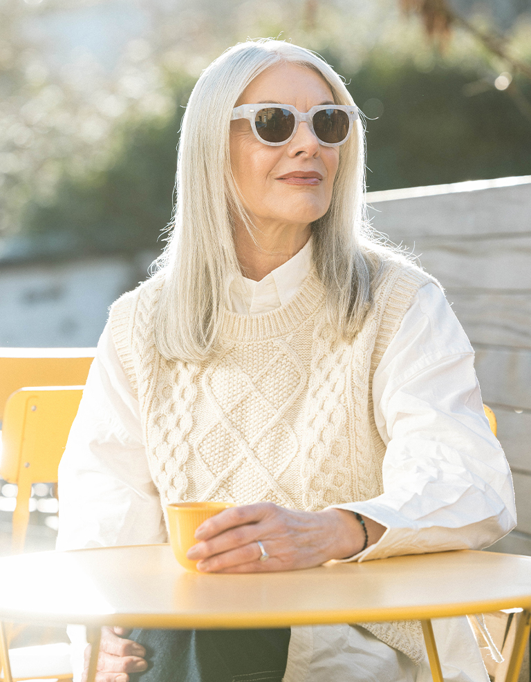 allan speckled ivory sunglasses