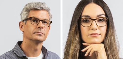Paterson square acetate glasses olive stripe