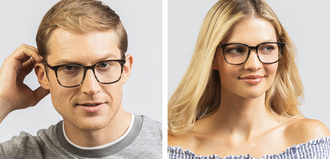 Stewart oversized square acetate slate grey