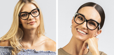 Swinton 50s cat eye glasses black