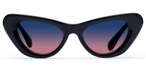 Kelly in Black – Striking Cat-Eye Sunglasses | IOLLA