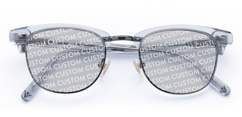 Livingstone II in Light Grey Crystal – 50s-Inspired Sunglasses | IOLLA
