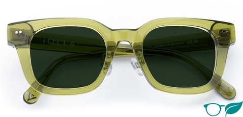 Logan in Sage Green – Contemporary Acetate Sunglasses | IOLLA