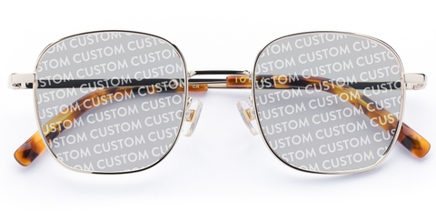 Taylor in Chrome Gold – Sleek Metal Sunglasses | IOLLA