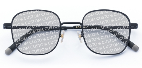 Taylor in Matte Black – Minimalist Square Sunglasses | IOLLA